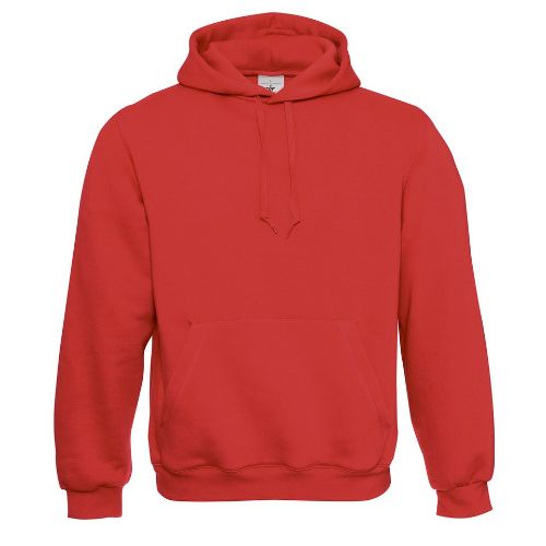 B & C Collection B&C Hooded Sweatshirt Red
